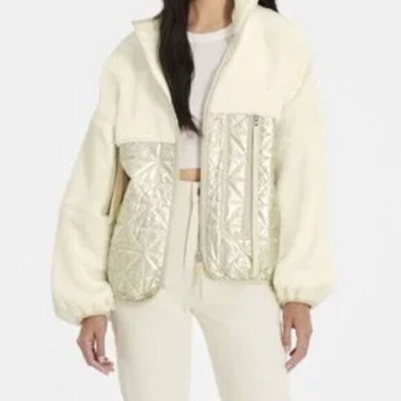 NWT UGG Marlene Quilted Metallic Jacket SIZE XL​​ - Picture 5 of 5